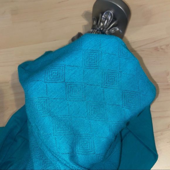 🧶 Size M Teal Knitted Cardigan - Picture 4 of 4